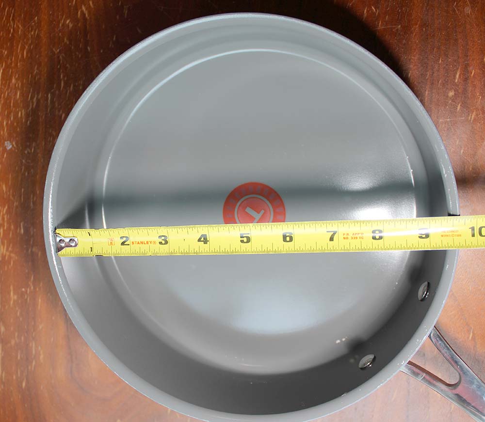 T-fal Excellence Ceramic Non-Stick 3.25-qt Covered Sautepan, Blue, Pre-owned