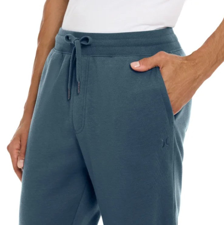Hurley Men’s Size Large Fleece Joggers Pants Sweatpants, Gray