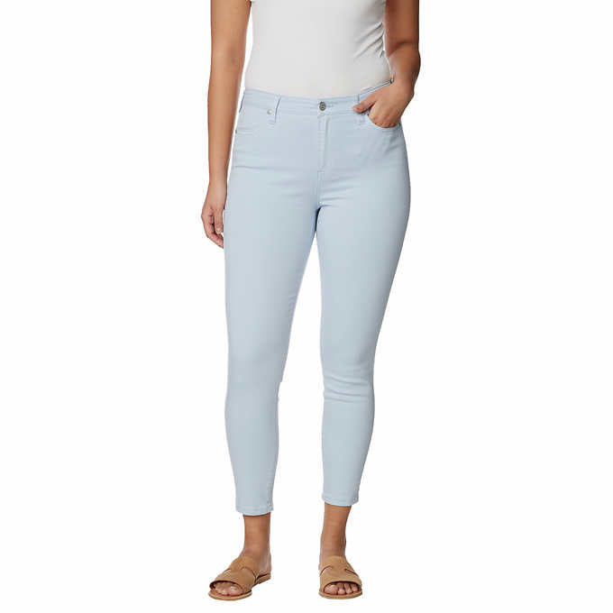 Buffalo Ladies' Size 12 Tencel Blend Ankle Pant, Light Blue (Cali Blue), Customer Return
