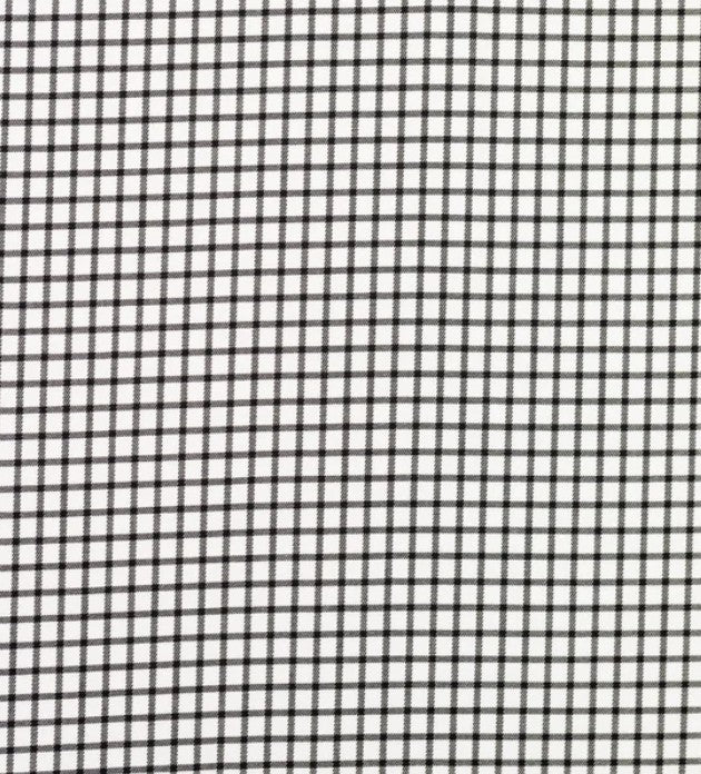Chaps Men's Size Large (16-16.5 34/35) Button-Down Dress Shirt, Black Check