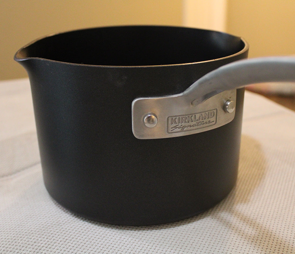 Kirkland Signature 3-qt. Covered Saucepan Non-Stick Hard Anodized Aluminum