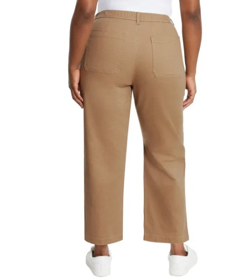 G.H. Bass & Co. Ladies' Size 10 Chino Pants Ankle Length, Brown