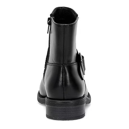 Frye and Co. Womens Size 6, Cormac Moto Buckle Combat Boots, Black