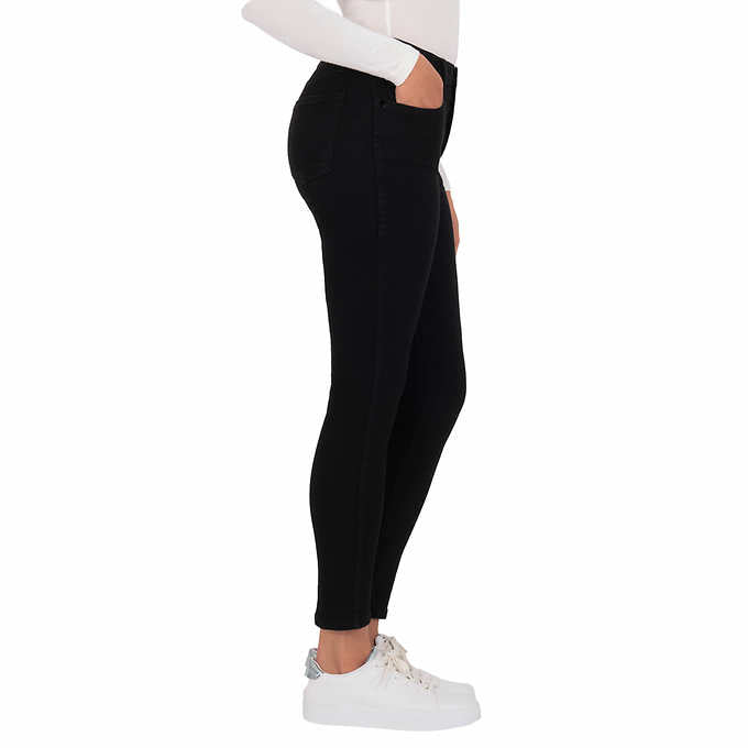 Kirkland Signature Ladies' Size 14 High-Rise Skinny Jean, Black