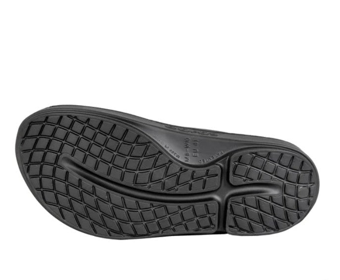 OOFOS Unisex Size Men's 10/Women's 12, OOriginal Sandals, Black