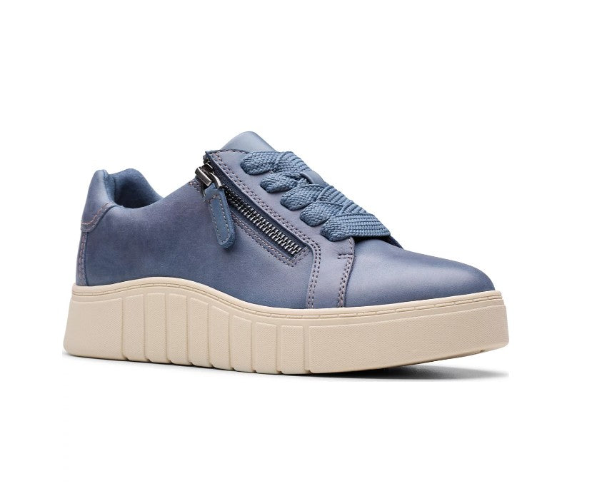 Clarks Women's Size 11, Mykah Joy Round Toe Sneakers, Denim Blue