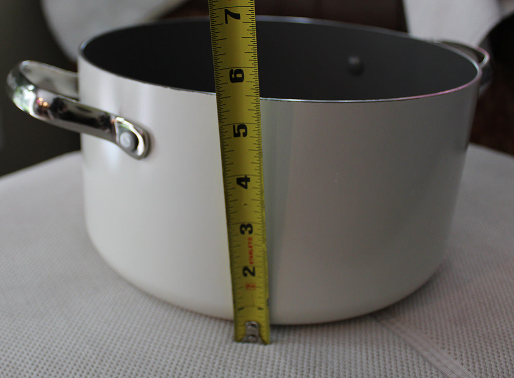 GreenPan Eras Ceramic Non-Stick 5.7 Quart Covered Casserole Stockpot