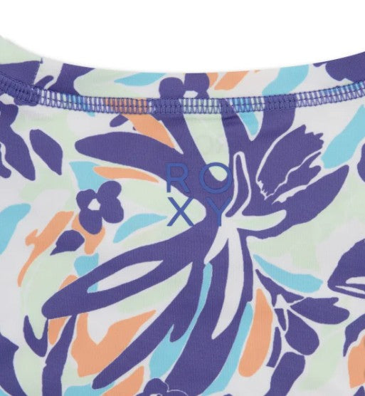 Roxy Ladies' Size X-Large (12) Sun Protection Tee Shirt, Navy Floral, NWOT