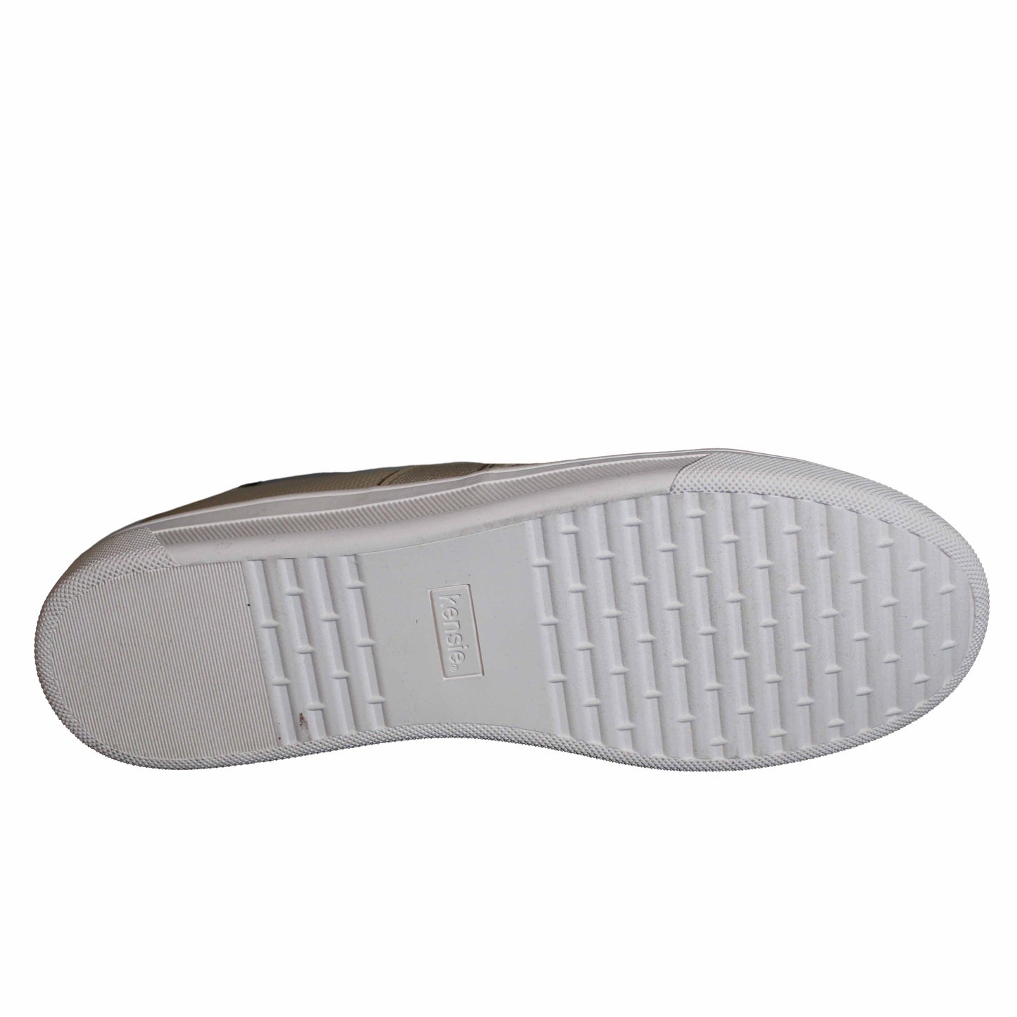 Kensie Stephanie Ladies' Size 6.5 Perforated Slip-On Sneaker, Tan, New in Box