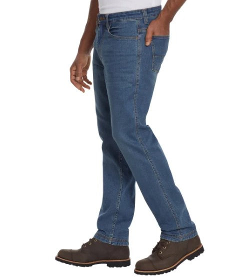 Kirkland Signature Men’s 34x30 Jeans Straight Fit 70% Cotton 30% Polyester, Blue