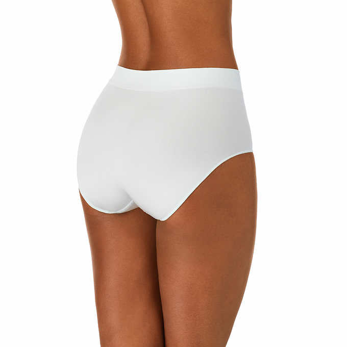 Carole Hochman Women's Size Large, Seamless Briefs Panties, 5-Pack, Multi-color