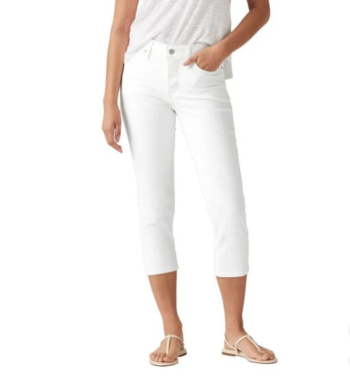 Levi's Women's Size 12 (31 in. waist) 311 Capri Jeans, White
