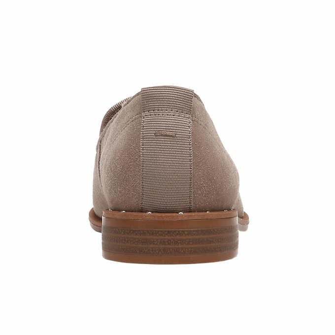 Franco Sarto Ladies Size 7 Loafers Suede Upper Slip on Shoes, Tan, New with Tags
