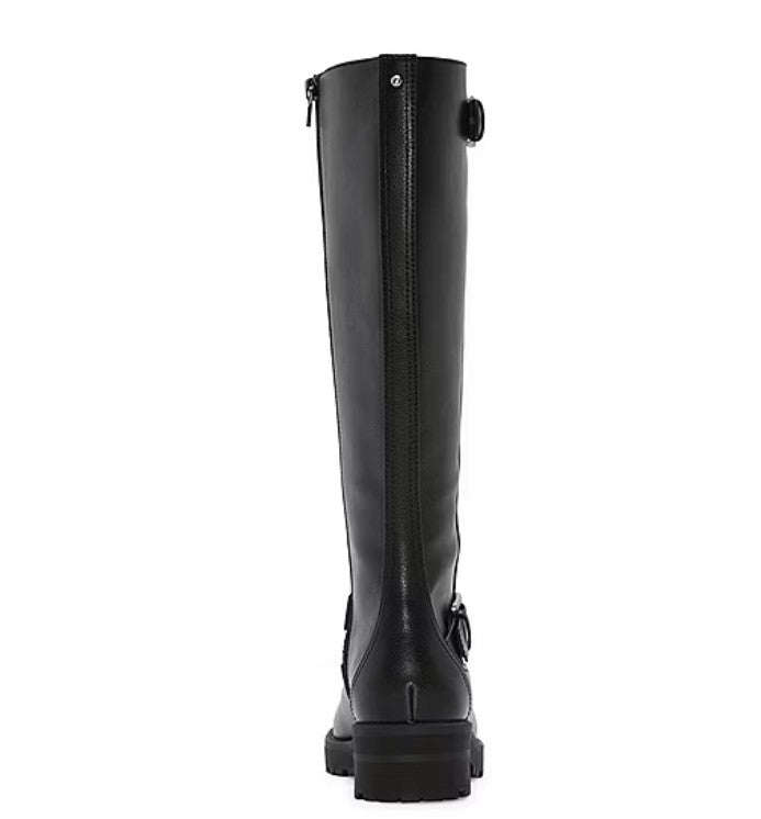 Arizona Jean Co Womens Size 11 M, Tioga Block Heel Buckle Tall Boots, Black