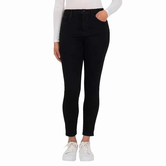 Kirkland Signature Ladies' Size 14 High-Rise Skinny Jean, Black