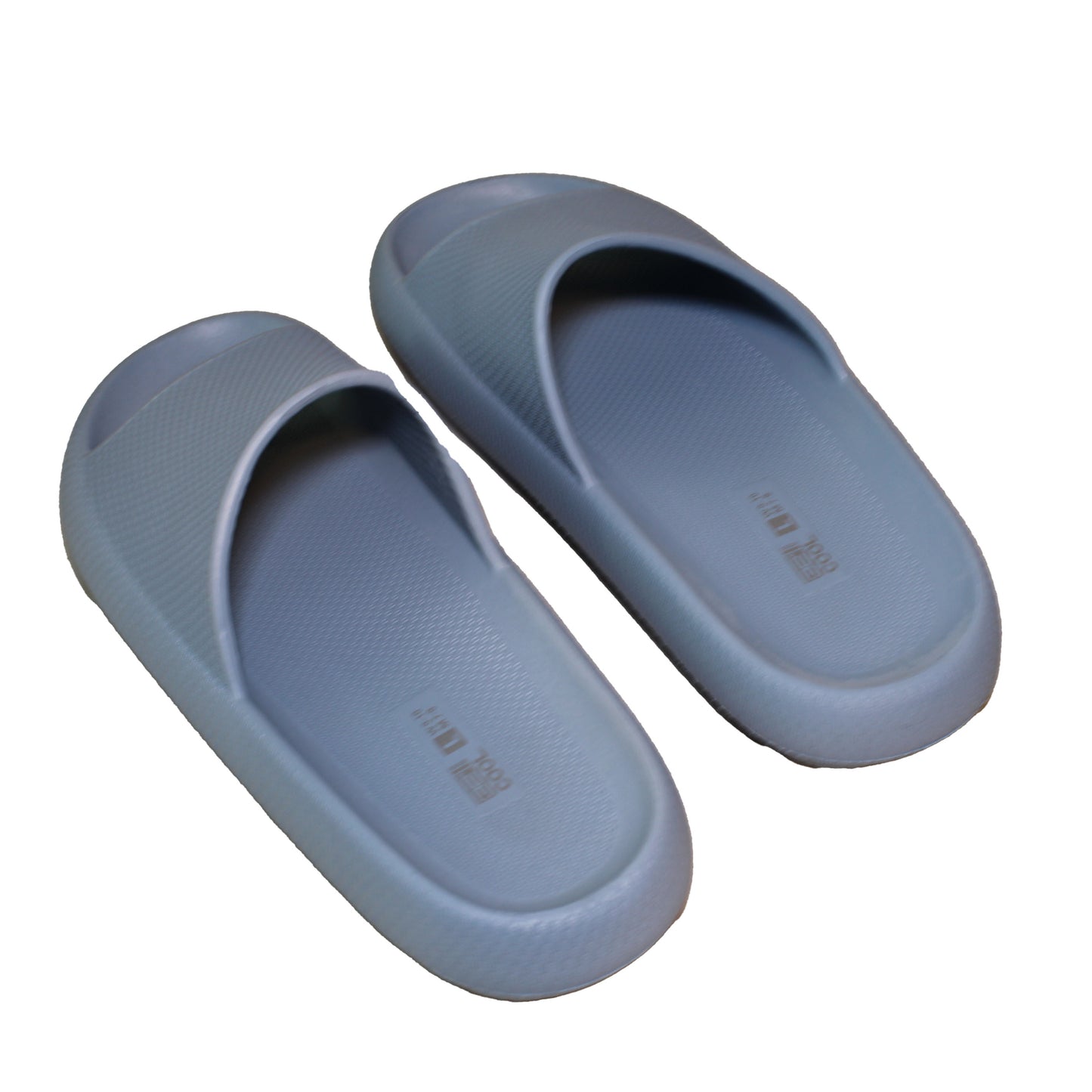 32 Degrees Women's Size Large (9-10) Cushion Slide Shower Sandal, Blue, Customer Return
