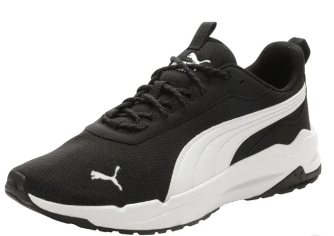 PUMA Men's Size 10 Zip C Sneakers Athletic Shoes, Black, Customer Return