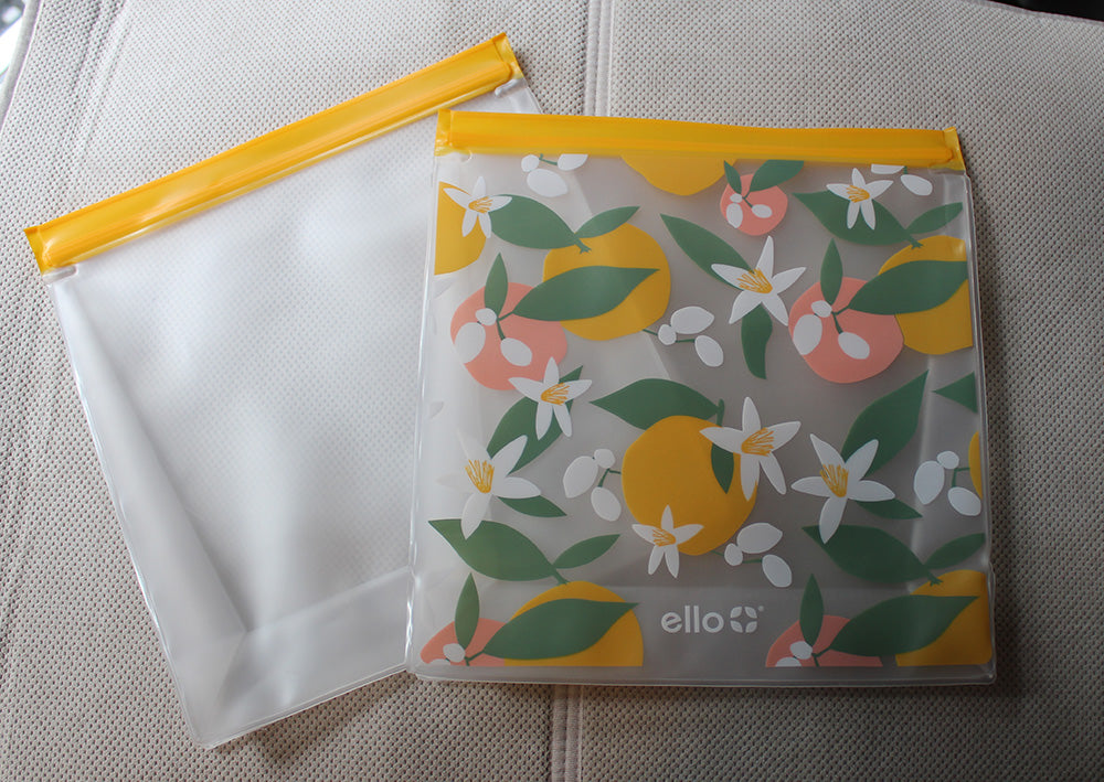 ello Reusable Leak-Proof Freezer Safe Storage Bags, BPA-Free Set of 14, Return