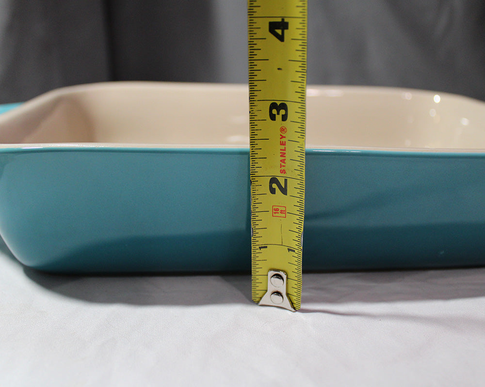 Le Creuset 1.8 qt. Signature Rectangular Baking Dish 10 X 7, Caribbean Blue