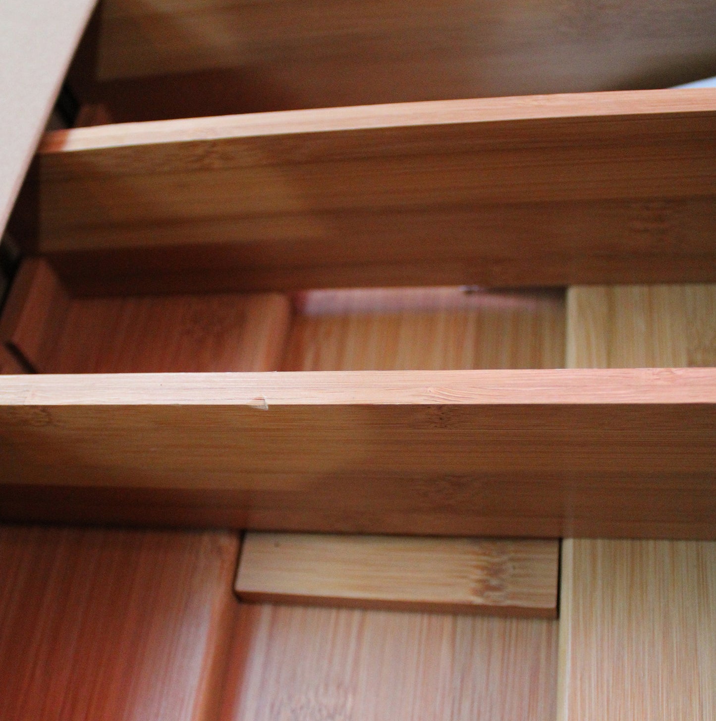 Seville Expandable Cabinet and Pantry Organizer, Bamboo, Open Box
