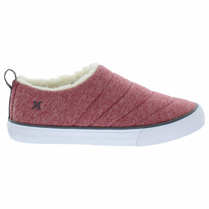 Hurley Arlo Puff Ladies' Size 7, Lined Clog Shoe, Pink, New Ships without Box