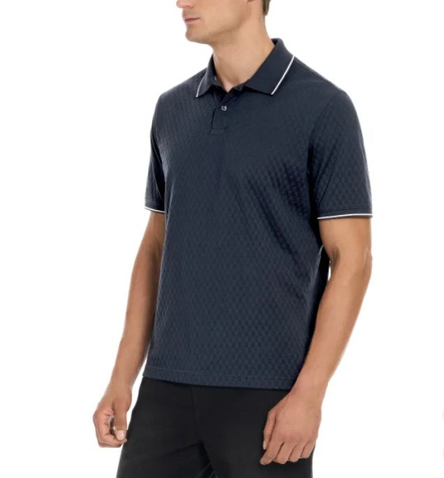Ted Baker Men’s Size X-Large 2-Button Cotton Polo Shirt, Blue
