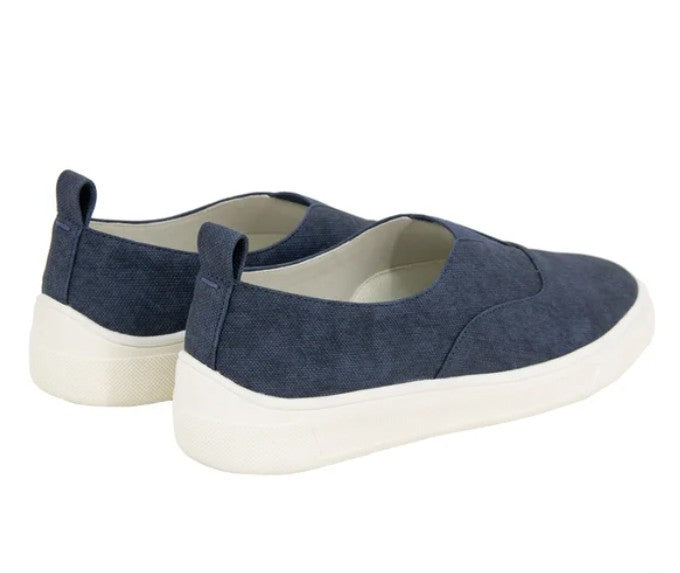 Kensie Ladies' Size 7 Salia Slip On Comfort Casual Shoes, Navy