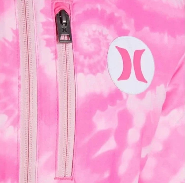 Hurley Youth Girls Size XS (5/6) Hooded Snow Jacket, Pink, NWOT