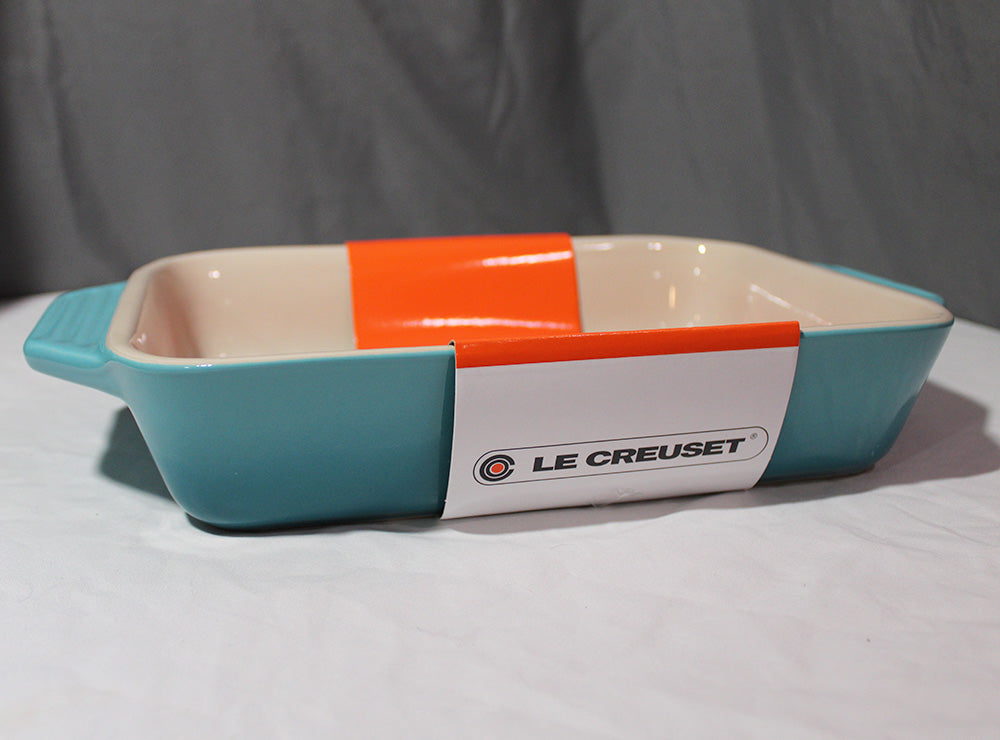 Le Creuset 1.8 qt. Signature Rectangular Baking Dish 10 X 7, Caribbean Blue