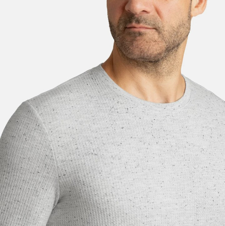 English Laundry Men's Size Medium Long Sleeve Crewneck Shirt, Gray