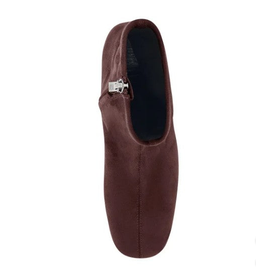 DKNY Ladies' Size 6 Stretch Bootie Block Heel Boots, Espresso (Brown)