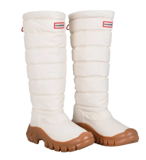 Hunter Ladies' Size 8 Intrepid Tall Snow Boots, White, New in Box