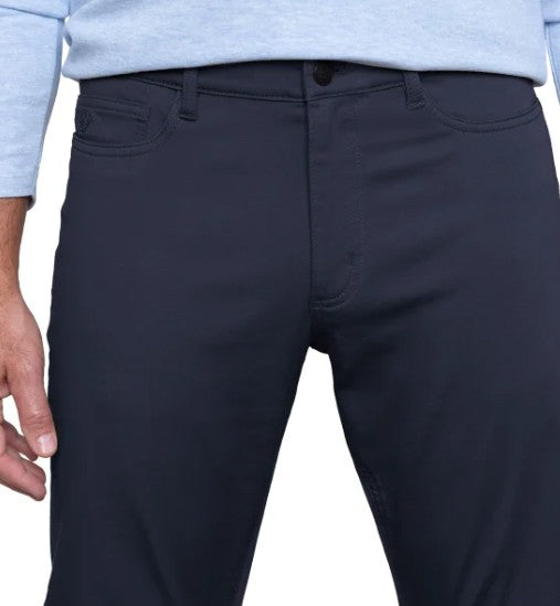 English Laundry Men's Size 32 x 30 4-Way Stretch Straight Fit Pants, Blue