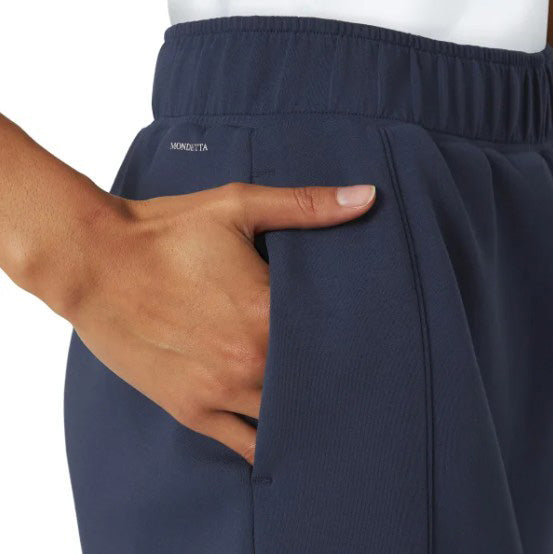 Mondetta Women's Size Large (12-14) High Rise Pull-On Skort, Navy Blue