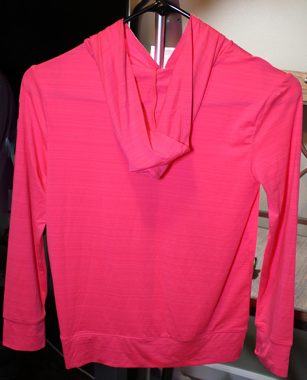 Lands End Girl's Size Small (7/8) Swim Set, Rash Guard Hoodie and Swimsuit