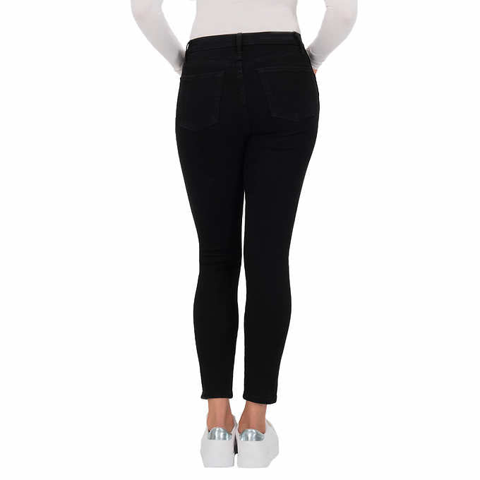 Kirkland Signature Ladies' Size 14 High-Rise Skinny Jean, Black