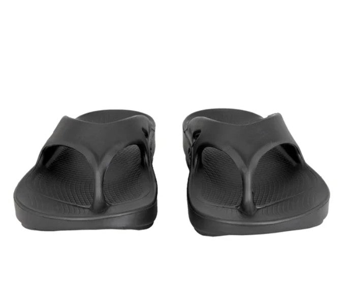 OOFOS Unisex Size Men's 10/Women's 12, OOriginal Sandals, Black