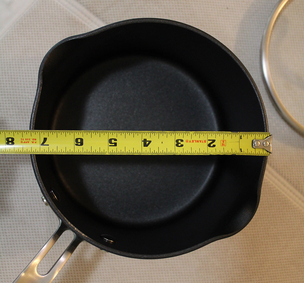 Kirkland Signature 3-qt. Covered Saucepan Non-Stick Hard Anodized Aluminum