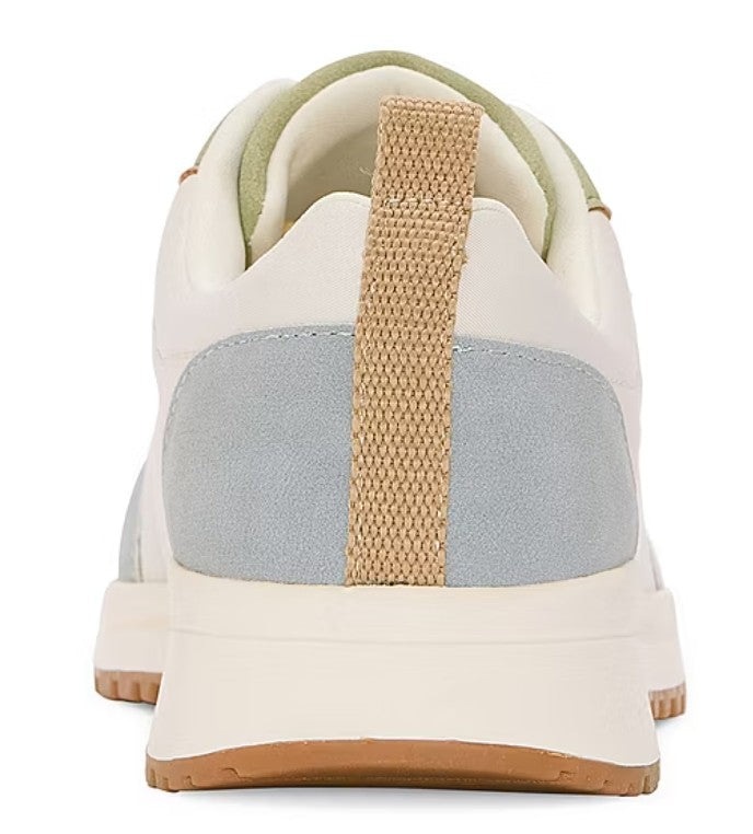 Pop Solanas Women's Size 7.5 M, Lace-up Comfort Fit Sneakers, Blue - White