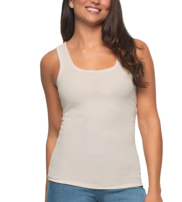 Felina Women's Size XL (14-16) Ribbed Tank Tops, 3-pack, Open Box