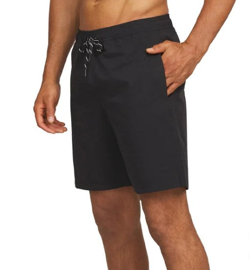 Lands' End Men's Size Medium (30-33) Swim Shorts, Black