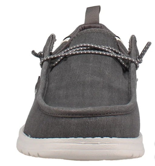 Hurley Men's Size 11, Lightweight Canvas Casual Shoes, Grey, Grade A