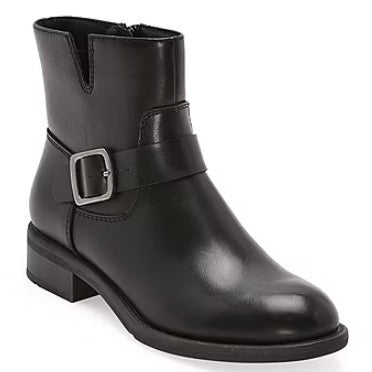 Frye and Co. Womens Size 6, Cormac Moto Buckle Combat Boots, Black