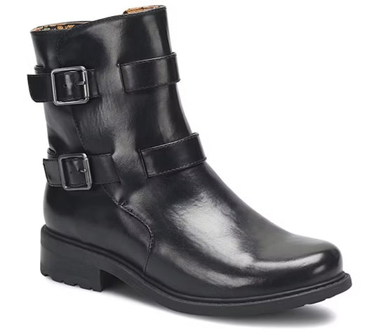 BOC by Born Womens Size 6.5 M, Camile Faux Leather Booties, Black