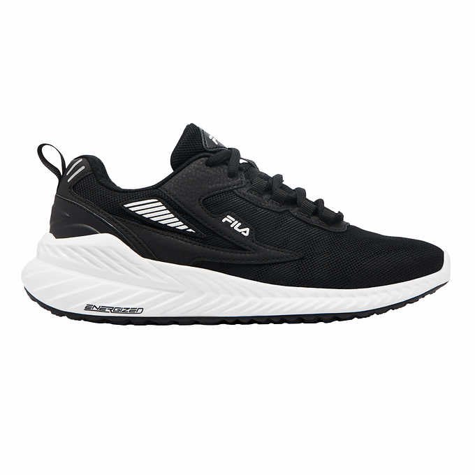Fila Trazoros Ladies' Size 9, Lace-up Athletic Shoes, Black - White