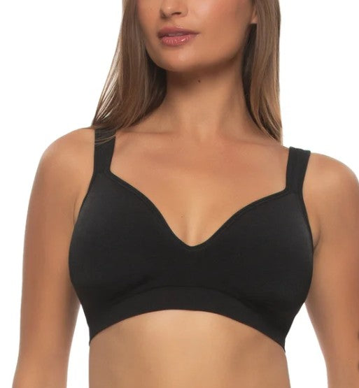 Felina Women's Size Medium Adaptive Cup Wire Free Bra, 2-pack, Open Box