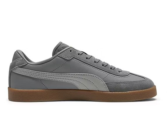 PUMA Club II Era Men's Size 8, Shoes Sneakers Faux Suede, Gray/Gold (NO BOX)