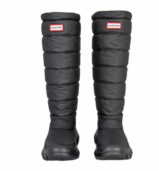 Hunter Ladies' Size 7 Intrepid Tall Snow Boots, Black, New in Box
