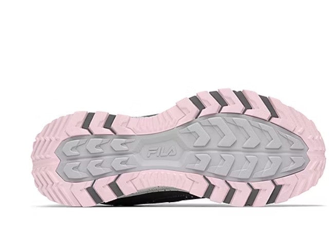FILA Firetrail Evo Trail Womens Size 9, Walking Shoes, Gray/Pink, Grade A
