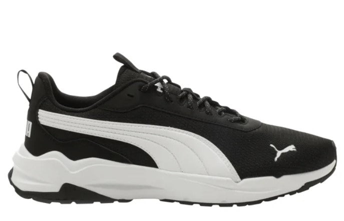 PUMA Men's Size 10 Zip C Sneakers Athletic Shoes, Black, Customer Return